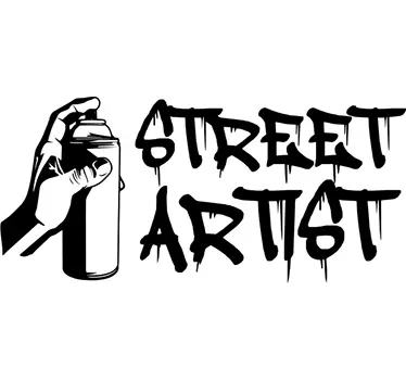 Adesivo decorativo street artist - TenStickers