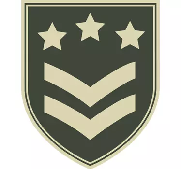 Adesivo emblema militare - TenStickers