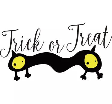 Adesivo halloween messaggi giocosi di halloween - TenStickers