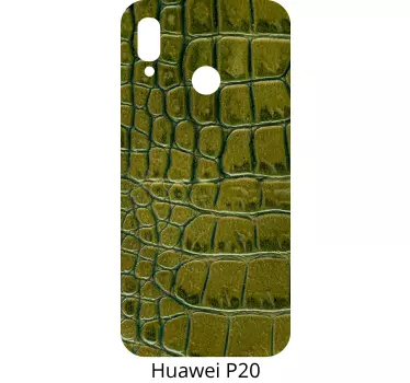 Adesivo Huawei copertina con texture coccodrillo - TenStickers