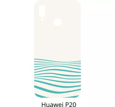 Adesivo Huawei motivo a onde - TenStickers