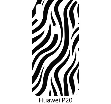 Adesivo huawei stile zebra a strisce - TenStickers