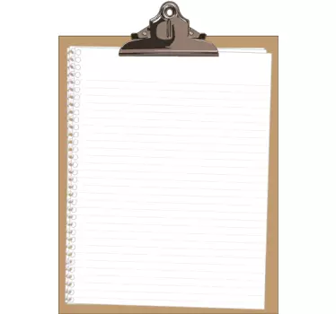 Adesivo lavagna cancellabile block notes - TenStickers