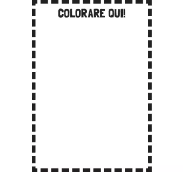 Adesivo lavagna cancellabile spazio bianco - TenStickers