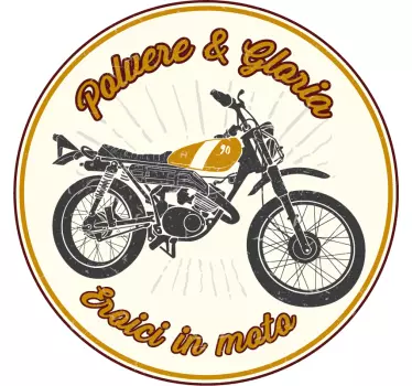 Adesivo per moto Eroica - TenStickers