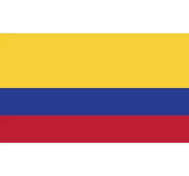 Adesivo murale bandiera Colombia - TenStickers