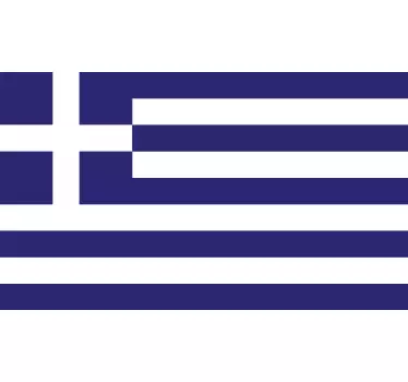 Adesivo murale bandiera Grecia - TenStickers