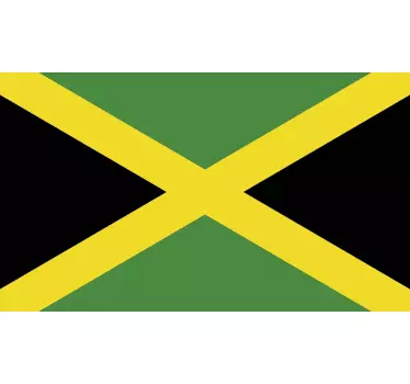 Adesivo murale bandiera Jamaica - TenStickers