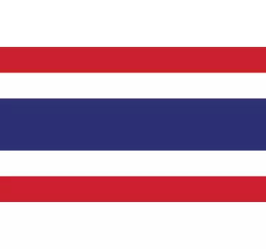 Adesivo murale bandiera Thailandia - TenStickers