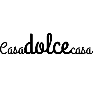 Adesivo murale Casa dolce Casa - TenStickers
