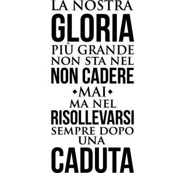 Adesivo murale dopo una caduta Mandela - TenStickers