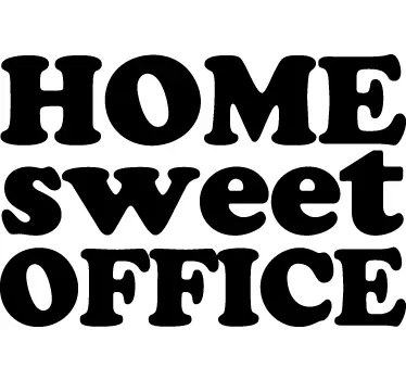 Adesivo murale home sweet office - TenStickers