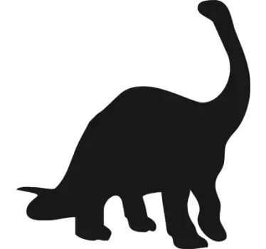 Adesivo murale lavagna brontosauro - TenStickers