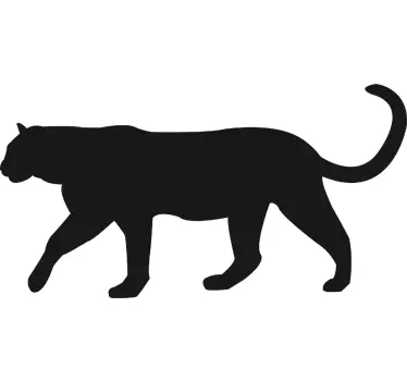 Adesivo murale lavagna pantera - TenStickers