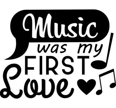 Adesivo murale camera ragazzi musica life style - TenStickers