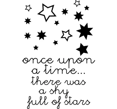 Adesivo murale per bambini Sky Full of Stars - TenStickers