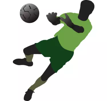 Adesivo murale portiere calcio - TenStickers