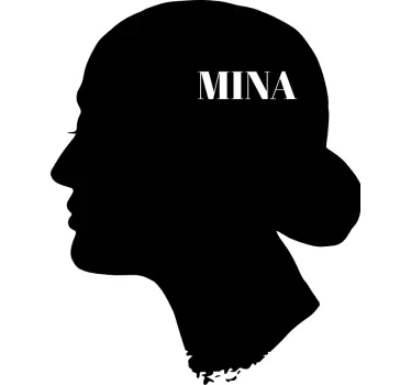 Adesivo murale sagoma Mina - TenStickers