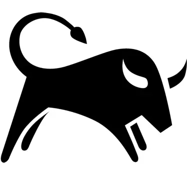Adesivo murale silhouette Toro - TenStickers