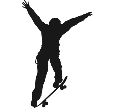 Adesivo murale skater Flip - TenStickers