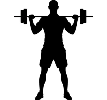 Adesivo palestra sollevamento pesi - TenStickers