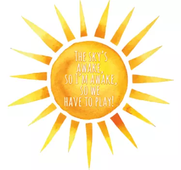 Adesivo per bambini frase Frozen - TenStickers