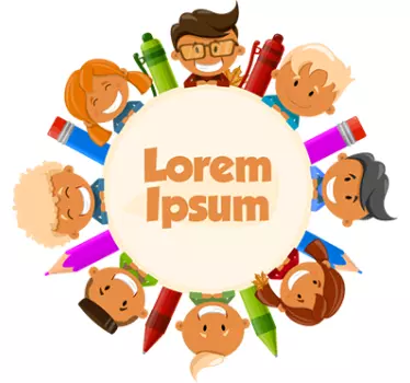 Adesivo per bambini scuola - TenStickers