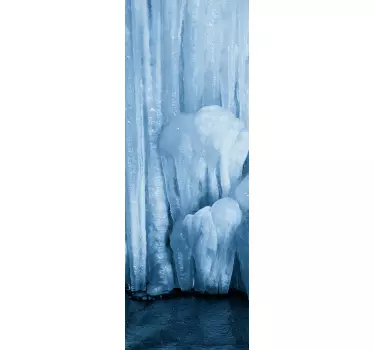 Adesivo per frigo foto ghiaccio - TenStickers