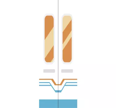 Adesivo per porta metropolitana - TenStickers