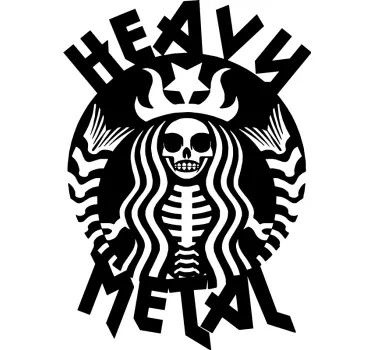 Adesivo per auto Heavy Metal - TenStickers