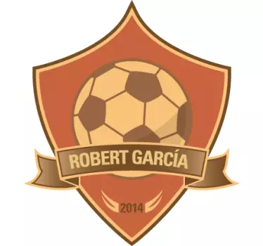Adesivo personalizzato campione calcio - TenStickers