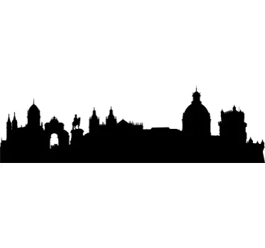 Adesivo profilo Lisbona - TenStickers