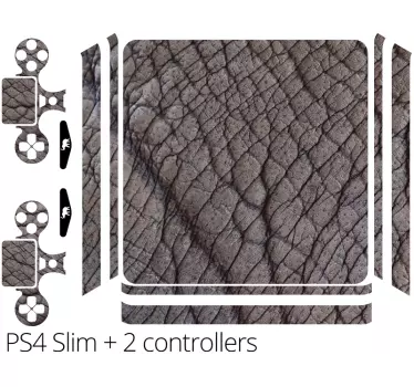 Adesivo ps4 con motivo superficie crepata - TenStickers