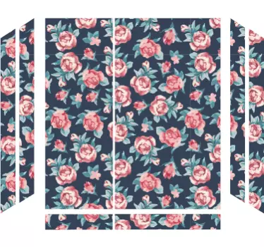 Adesivo ps4 elemento floreale - TenStickers