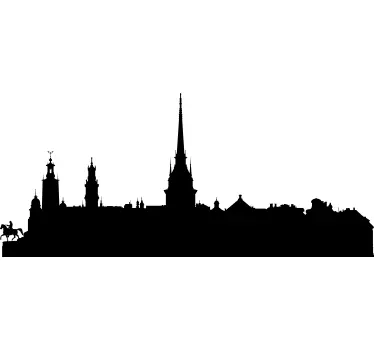 Adesivo silhouette Stoccolma - TenStickers