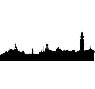 Adesivo skyline Porto - TenStickers