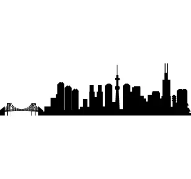 Adesivo skyline Tokyo - TenStickers