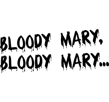 Adesivo specchio bloody mary - TenStickers