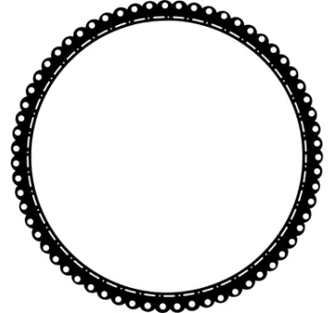 Adesivo specchio décor vintage - TenStickers