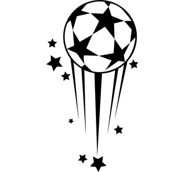 Adesivo sportivo pallone da calcio - TenStickers