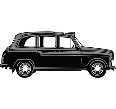 Adesivo Taxi Londinese - TenStickers