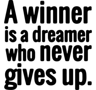 Adesivo Winner Dreamer Nlson Mandela - TenStickers
