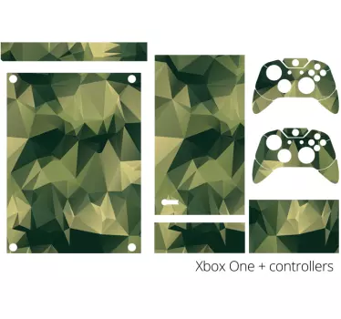 Adesivo xbox artwork camouflage - TenStickers