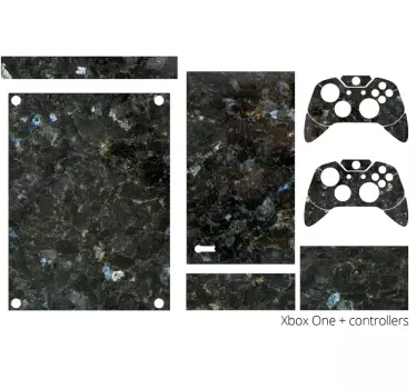 Adesivo xbox copertura marmo nero - TenStickers