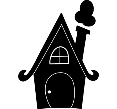 Adevivo lavagna a forma di casa - TenStickers