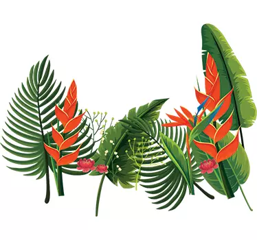 Decorazione adesiva Piante di botanica - TenStickers