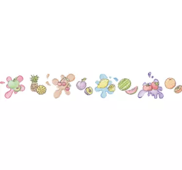 Greca adesiva frutta mista - TenStickers