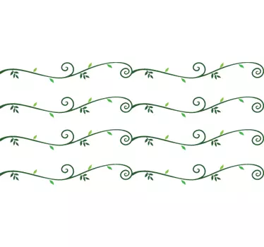 Set di stickers decorazione floreale - TenStickers