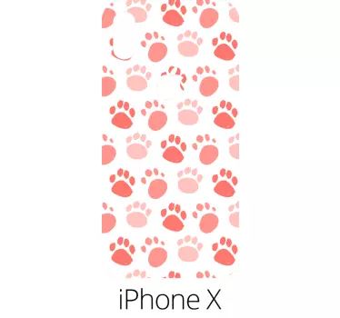 Skin iphone zampette cane - TenStickers