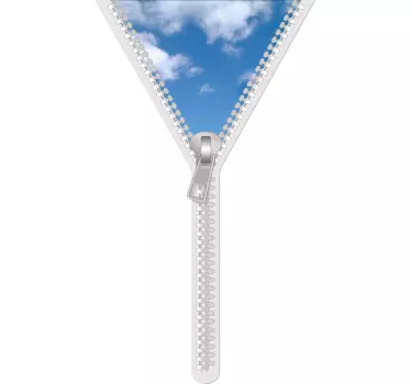 Adesivo 3D cerniera cielo - TenStickers